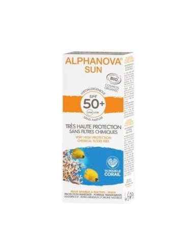 Solar Facial Spf50+ Hipoalergenico 50 GramosBio Alphanova