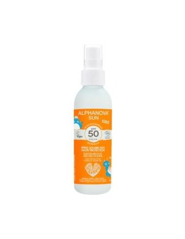 Solar Spf50 Kids Spray 125Gr. Bio de Alphanova