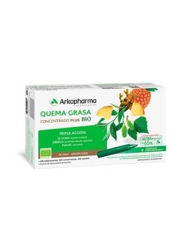 Arkofluido Quemagrasas 20 Ampollas Bio Arkopharma