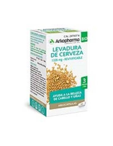 Levadura De Cerveza 45Arkocapsulas. Bio de Arkopharma