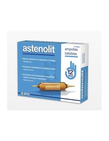 Astenolit 12 Ampollas Bebibles Astenolit