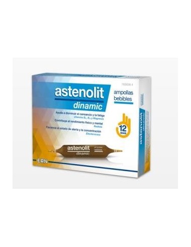 Astenolit Dinamic 12 Ampollas Bebibles Astenolit