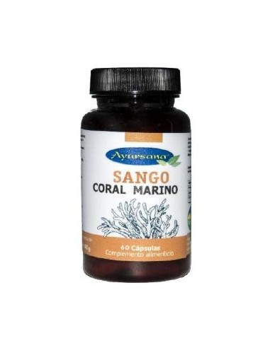 Sango Coral Calcio Marino 680Mg 60 Cápsulas  Ayursana