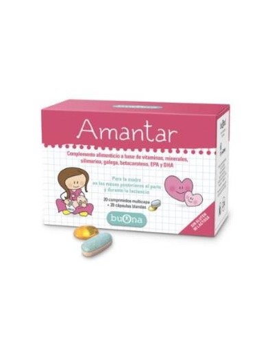 Amantar 20 Comprimidos + 20 Cápsulas  Buona