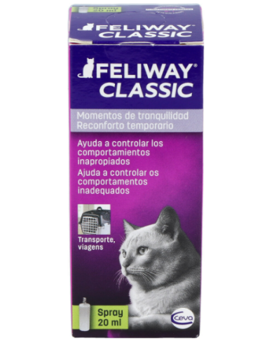 Feliway Classic Spray Travel 20 Mililitros Ceva Vet