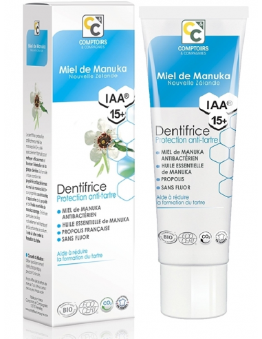 Dentifrico Anti Placa Miel Manuka Iaa15+ 75 Ml de Comptoirs & Compagnies