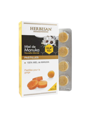 Pastillas 100% Miel Manuka Iaa10+ 8 Pastillas. de Comptoirs & Compagnies