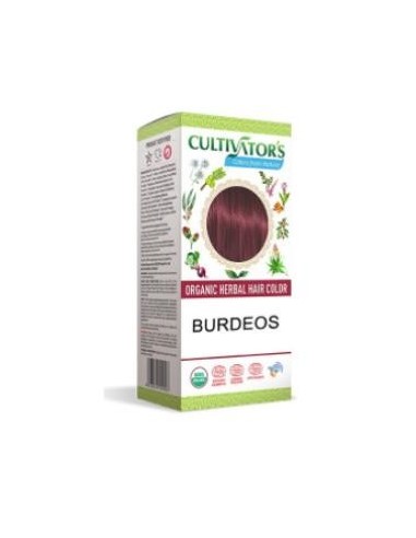 Burdeos Tinte Organico 100 Gramos Ecocert Cultivators