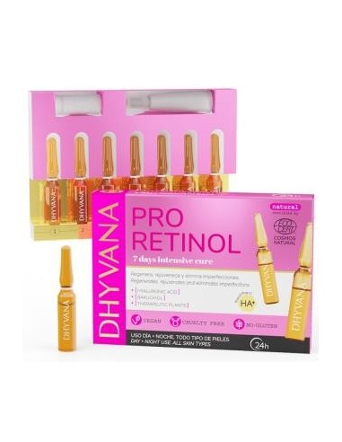 Pro Retinol 7 Ampollas Dhyvana