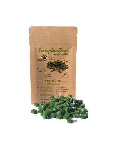 Espirulina Pura 200 Comprimidos Ecospirulina