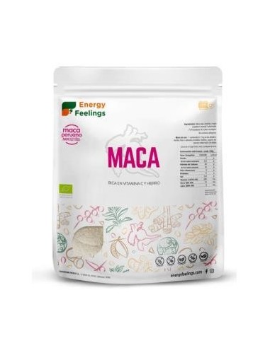 Maca Polvo 500 Gramos Eco Vegan Sg Energy Feelings