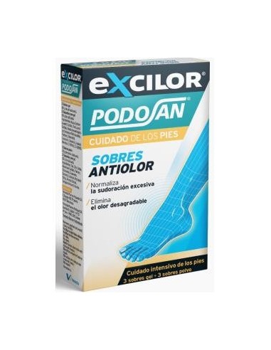 Excilor Podosan Antiolor 6 Sobres Excilor