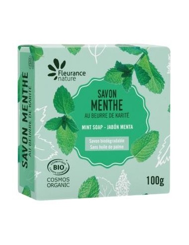 Jabon Perfumado Menta Pastilla 100Gr. de Fleurance Nature