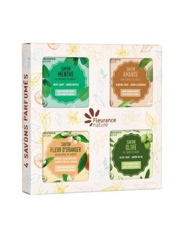 Cofre 4 Jabones Perfumados 4X100Gr. de Fleurance Nature