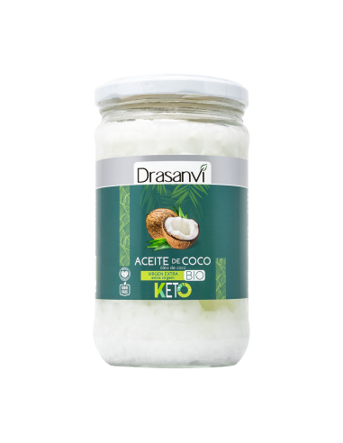 Aceite Coco Virgen Bio 500 Ml Keto Drasanvi