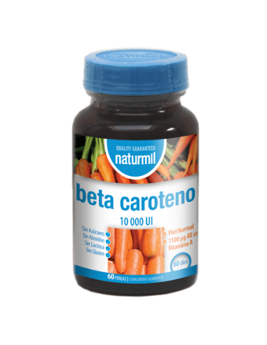 Betacaroteno 10.000 Ui Perlas 60 Capsulas De Dietmed