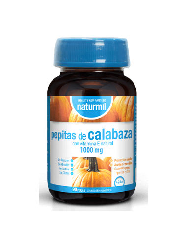 Calabaza (Pepitas) 1000 Mg Perlas 90 Capsulas De Dietmed