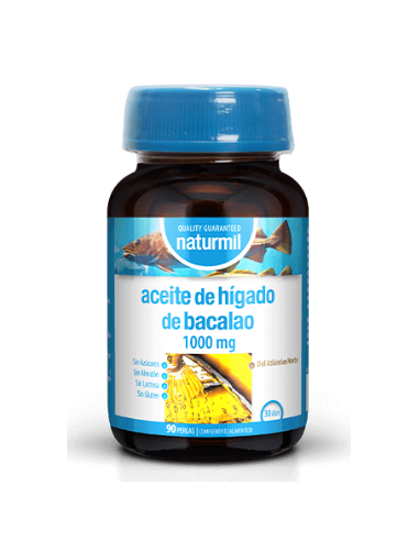 Aceite De Hígado De Bacalao 1000 Mg Perlas 90 Capsulas De Dietmed