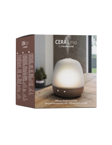 Cera Linio Difusor Ultrasonico Madera/Ceramica de Pranarom