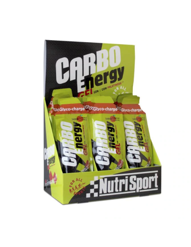 Carbo Energy Gel Naranja Caja 18Unid. Nutrisport