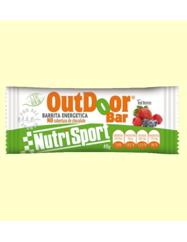 Outdoor (Caja De 20 Barritas)Red Berries de Nutrisport