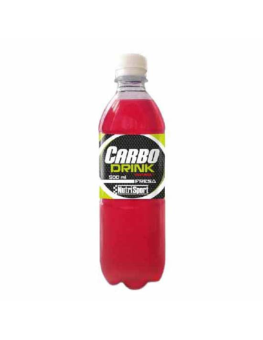 Carbo Drink (Caja De 24 Botellas De 500 Ml)Fresa de Nutrispo