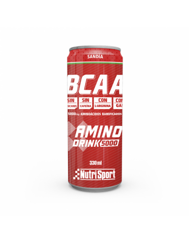 Aminodrink 5000 (Pack 24 Latas 33Cl)Sandia de Nutrisport