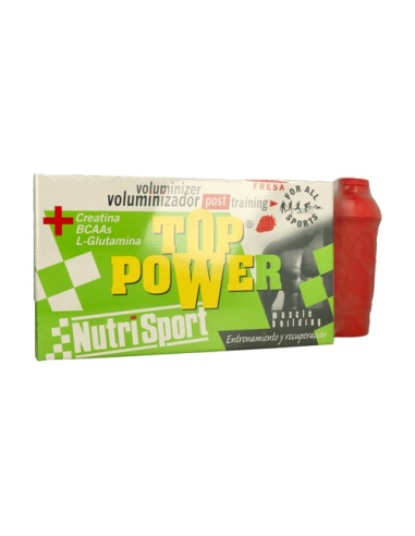 Top Power (Caja De 24 Sobres + Coctelera)Fresa de Nutrisport