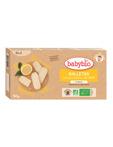 Babybio Galletas Crecimiento Limon 160g