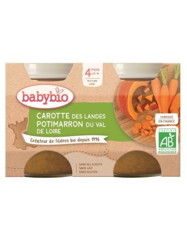 Babybio Zanahoria Calabaza 130g  130g