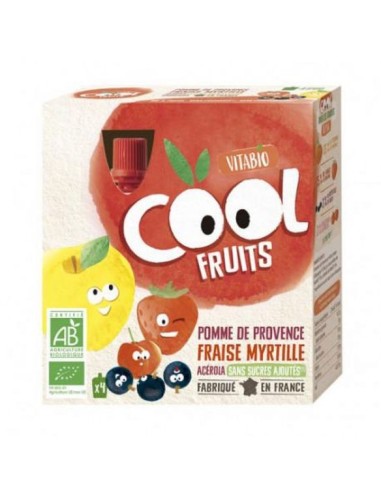 Vitabio - Cool Fruits Manzana Fresa Arandanos 12 x 90 g