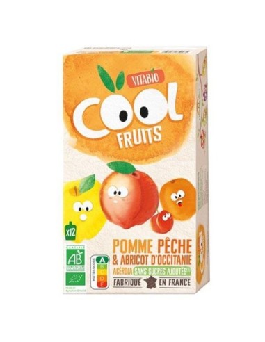 Vitabio - Cool Fruits Manzana Melocoton albaricoque 12 x 90