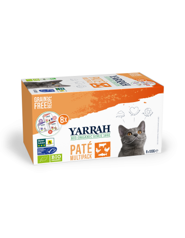 Multipack 8/U Paté (Salmón, Pollo, Pavo, Ternera)8 x 100 g d