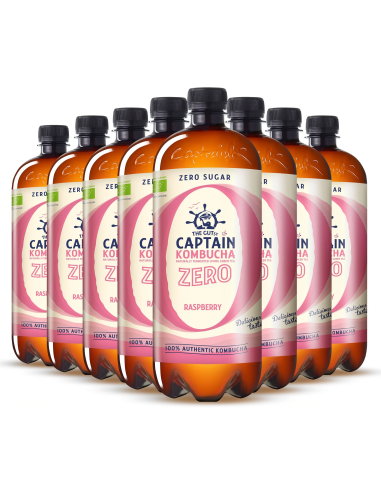 Kombucha Zero Frambuesa 1Lt. Bio Captain