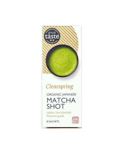 Té Matcha Formato Monodosis Bio8 x 1 g de Clearspring