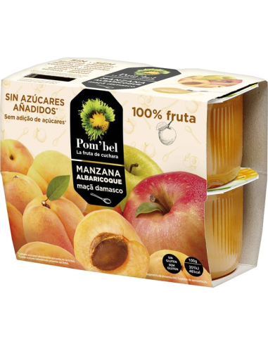 Compota De Manzana Y Albaricoque Bio 2x100 g de Clearspring