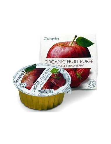 Compota De Manzana Y Fresa Bio 2x100 g de Clearspring