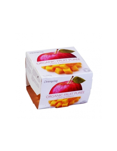 Compota De Manzana Y Mango Bio 2x100 g de Clearspring