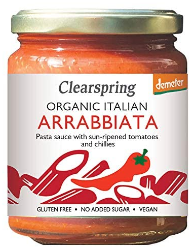 Salsa Arrabbiata Demeter Bio 300 g de Clearspring