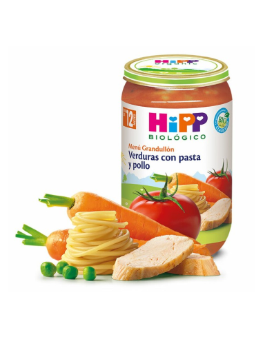 Potito Verduras Con Pasta Y Pollo 220 Gramos Bio Hipp