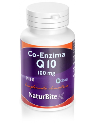 Co-Enzima Q10 100Miligramos 60 Cápsulas  Naturbite