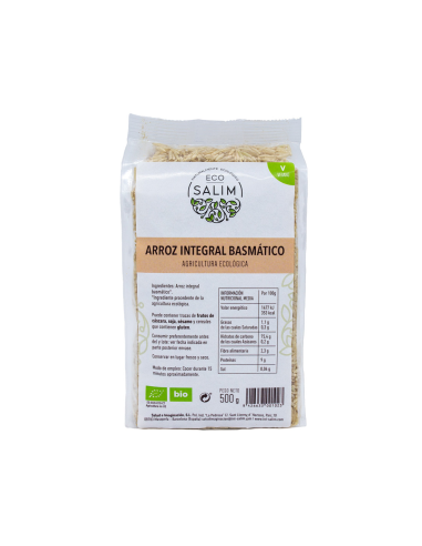 Arroz Integral Basmatico 500Gr de Ecosalim