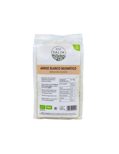 Arroz Blanco Basmatico 500 Gr de Ecosalim