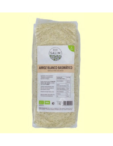 Arroz Blanco Basmatico 1 Kg  de Ecosalim