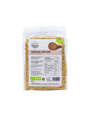 Semillas De Lino Oro 250Gr. Bio Vegan de Eco Salim