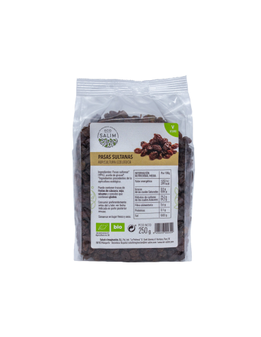 Pasas Sultanas 250Gr. Bio Vegan de Eco Salim