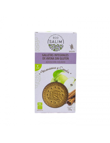 Galletas De Avena Manzana Canela 135 Gramos Bio Sg Eco Salim