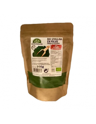 Bio Espirulina En Polvo 200 Gramos Eco Eco Salim