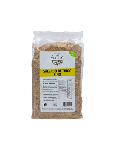 Salvado Integral De Trigo Fino 500 Gr de Intsalim