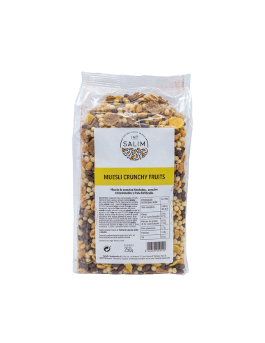 Muesli Crunchy Fruits 250 Gramos Int Salim